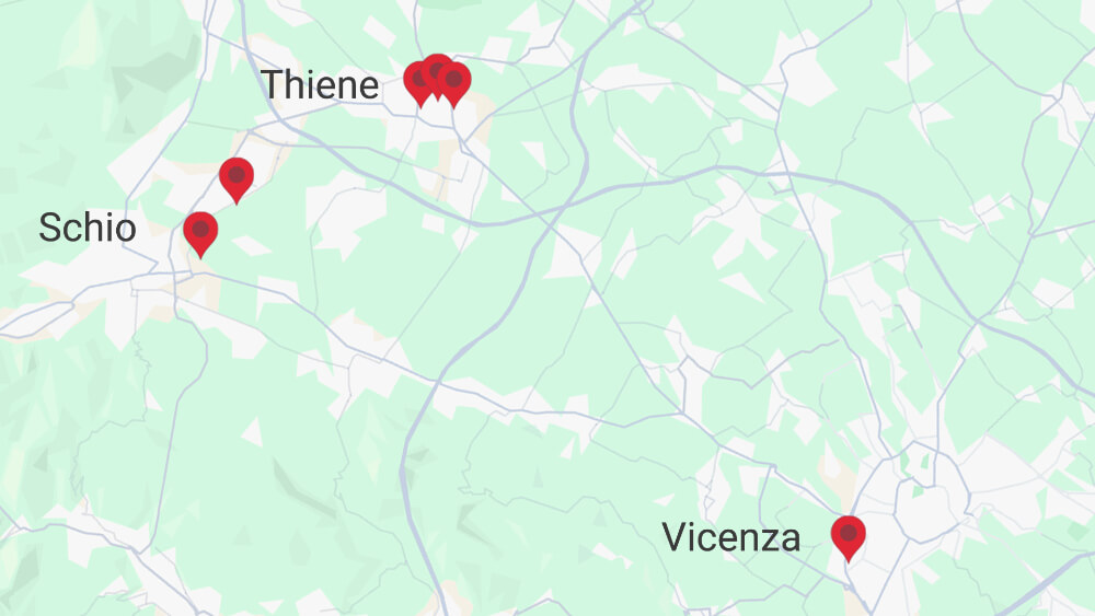Poliambulatori San Gaetano - Mappa